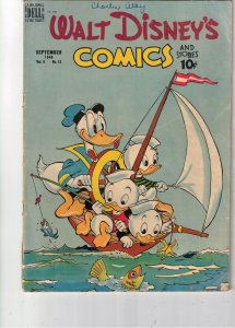 Walt Disney's Comics & Stories #108 (1949) VG+ Carl Barks Famous Sail Co...
