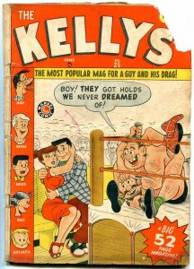 Kellys Comics #25 1950- Marvel Golden Age Wrestling cover poor