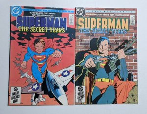 Superman The Secret Years #1-4 (1985, DC) VF/NM 9.0 Frank Miller covers 