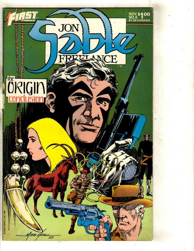 13 Jon Sable: Freelance First Comics # 1 2 3 4 6 7 8 9 10 14 15 16 17 J331