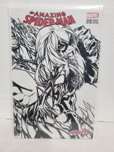 The Amazing Spider-Man #19 New York Comic Con Black and White Cover (2016)