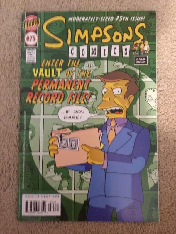 Bongo Simpsons Comics 75 VF+