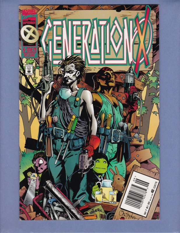 Generation X #7 FN Newsstand Edition HTF Marvel 1995