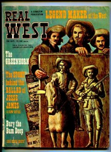 REAL WEST SEPTEMBER 1973-CHARLTON-BUFFALO BILL-JESSE JAMES-VG