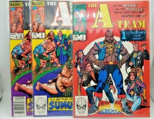 A-TEAM #1/#2 Newsstand/ #2 Direct (LOT price for all 3) MR.T  TV SERIES 1984 NM-