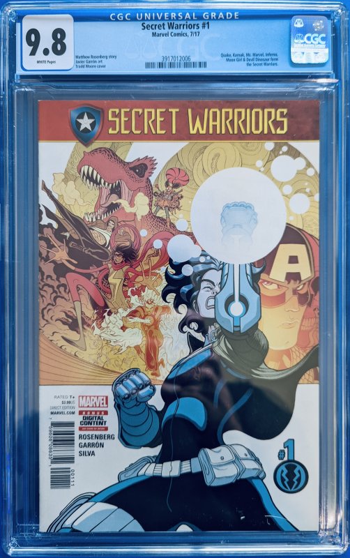 Secret Warriors #1 (2017) CGC 9.8