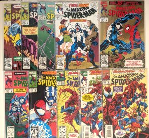 *Amazing Spider-Man 371-380 10 High Grade books, MAXIMUM CARNAGE!