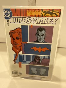Birds of Prey #40  2002  Phil Noto Cover!  Bruce Wayne Murderer!