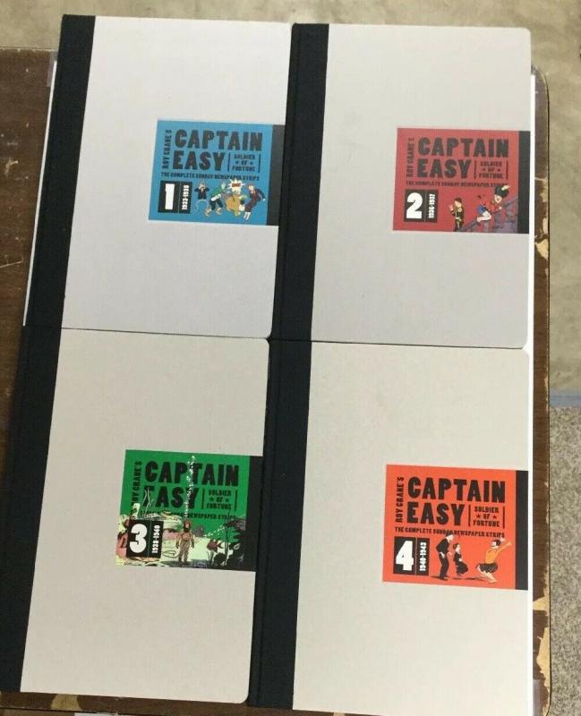 Captain Easy The Complete Sunday Newspaper Strip Volume 1 2 3 4 Fantagraphics Nm