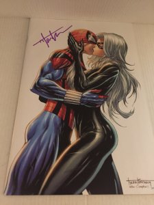 2022 Marvel Ben Reilly Spider-Man Black Cat Virgin Variant #1 Signed Kirkham