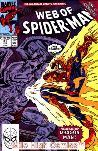 WEB OF SPIDER-MAN (1985 Series)  (MARVEL) #61 Very Good Comics Book