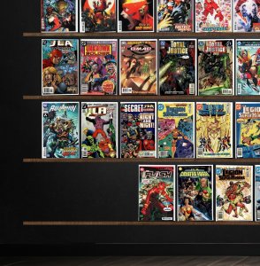 Huge Lot 140+ Comics with The Flash, Justice League & More!