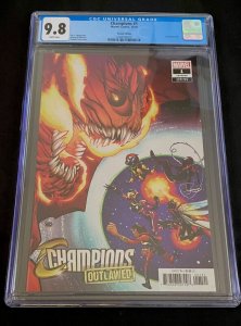 Champions Outlawed #1 CGC 9.8 1:25 Ferry Variant Cover!! Marvel 2020 Ships Fast