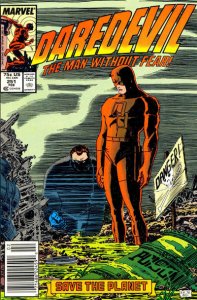 Daredevil #251 (Newsstand) VG ; Marvel | low grade comic February 1988 Pollution