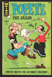 Popeye #83 1966-King--Olive Oyl cover-Bud Sagendorf-FN