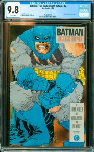 Batman: The Dark Knight Returns #2 CGC Graded 9.8 Carrie Kelly becomes Robin.