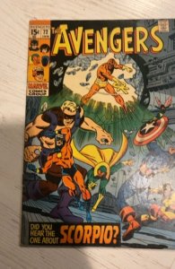 The Avengers #72 1st Scorpio did you hear that one  scorpio