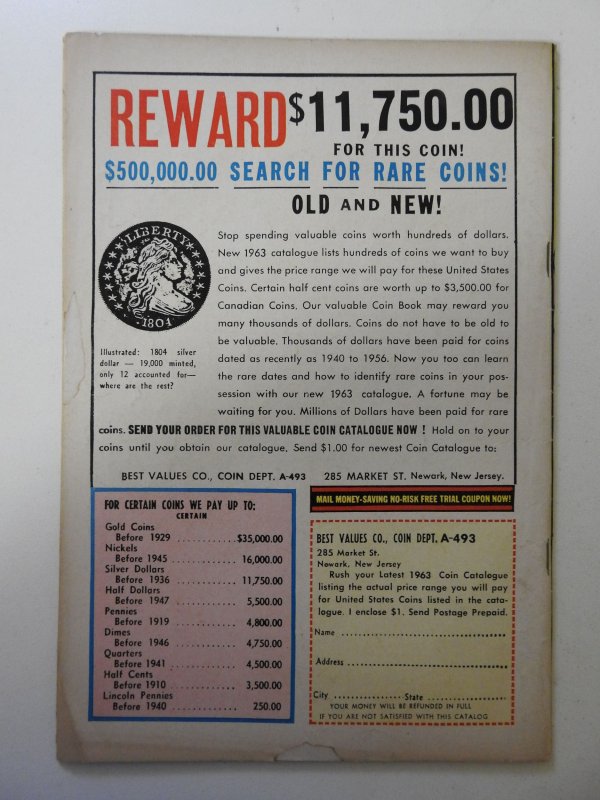 Superman #162 (1963) GD/VG Condition moisture stain