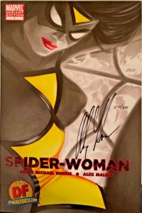  Spider-Woman #1 DF Dynamic Forces Exclusive Variant Signed Alex Ross With COA.