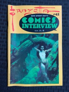 1987 COMICS INTERVIEW #42 FN+ 6.5 Frank Frazetta Interview / Frank Miller 