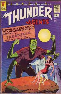 T.H.U.N.D.E.R. Agents #9 (Oct-66) FN- Mid-Grade Dynamo, No-Man, Lightning