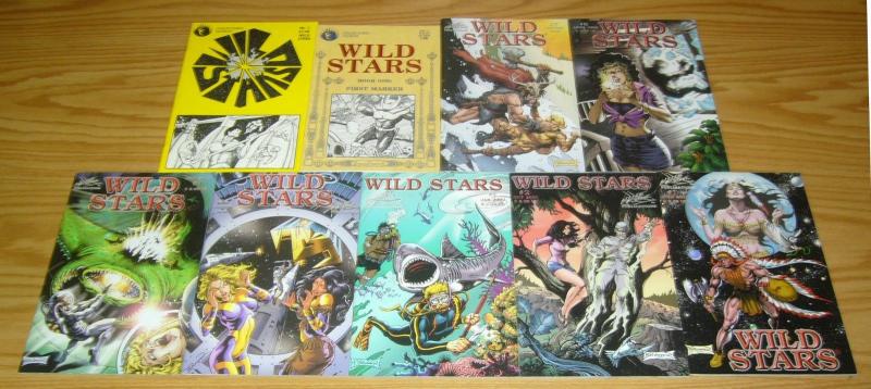 Wild Stars #1-7 VF/NM complete series + (2) one-shots - frank brunner set lot