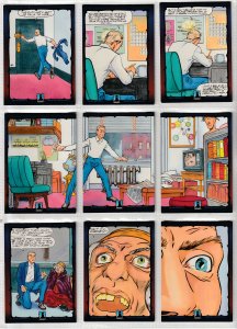 Dark Dominion # 0 Trading Cards  Rare Steve Ditko painted art ! 81 Cards !