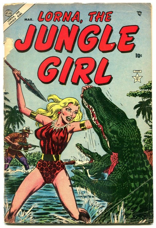 Lorna The Jungle Girl #6 1954- Atlas Golden Age VG-