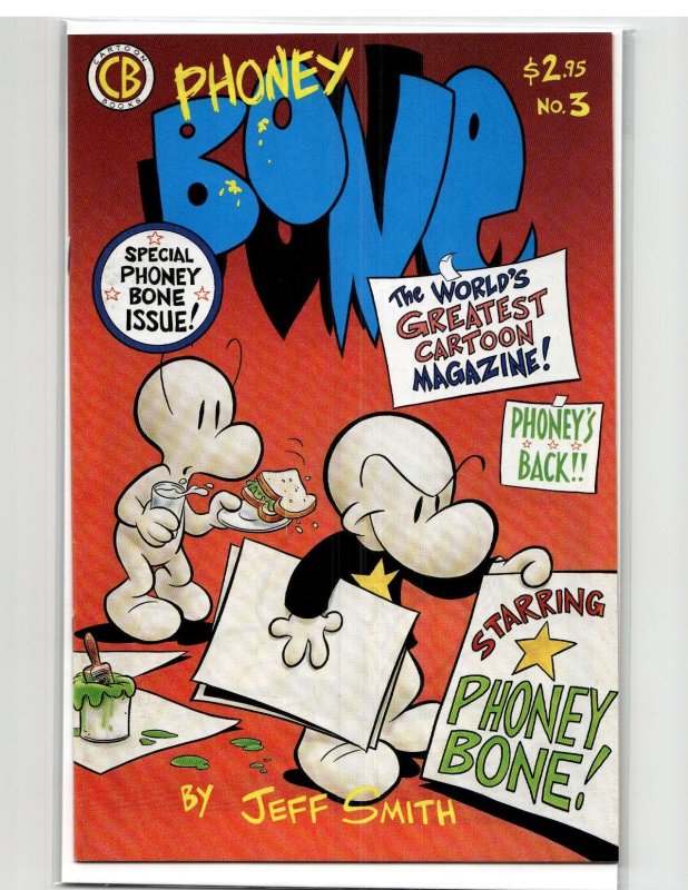 Bone #3 (1991) Fone Bone 3rd Printing