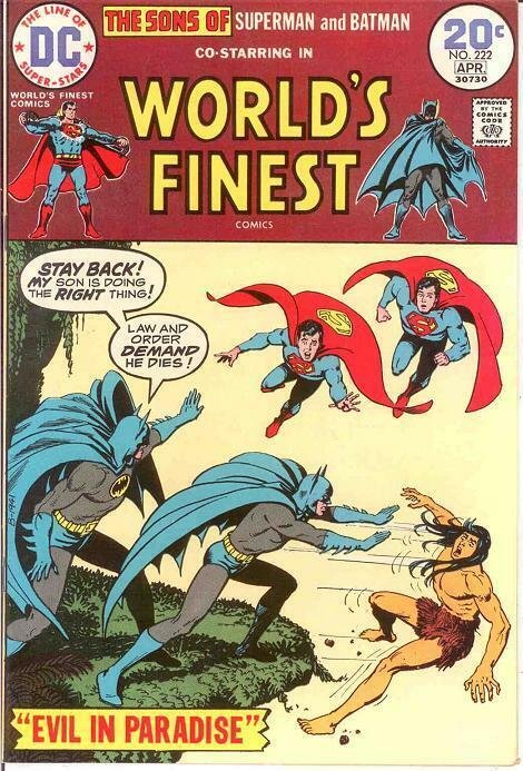 WORLDS FINEST 222 VF-NM LAST 20 CENT COVER COMICS BOOK