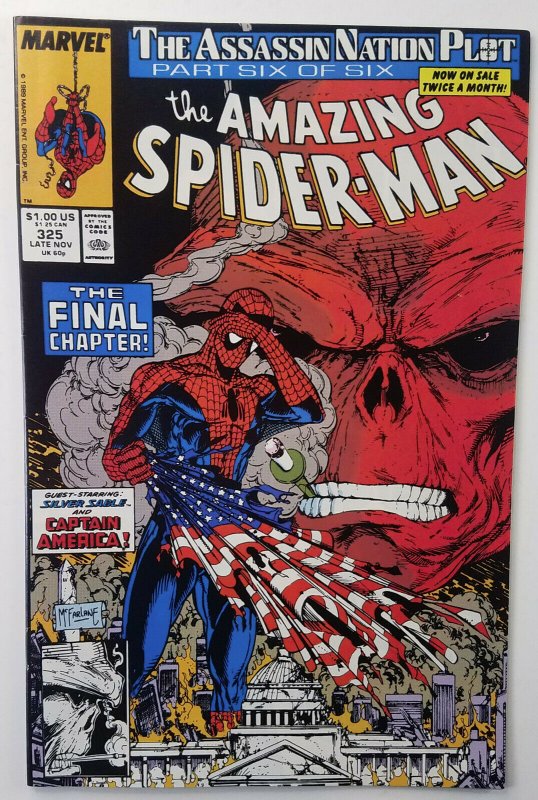  Amazing Spider-Man #325   FINAL Todd McFarlane   NM  Marvel 1989