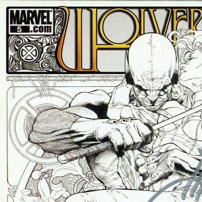 Wolverine Origins #5 Joe Quesada Sketch Variant w/ Autograph No COA Marvel Comic