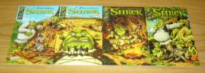 Shrek #1-4 VF/NM complete series - dreamworks - ape comics - all ages 2 3 set