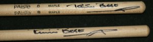 The 5th Beatle: Pete Best Poster 710/2500 Signed Shane Stover w Best Drumsticks