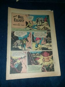 1950 WILD BILL ELLIOTT #2 Dell comics golden age precode western movie star