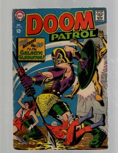 Doom Patrol # 116 VG/FN DC Silver Age Comic Book Galactic Gladiator EK9