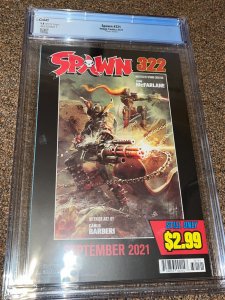 Spawn 321 (2021), Bjorn Barends 1:50 Virgin Variant Cover, CGC Graded 9.8