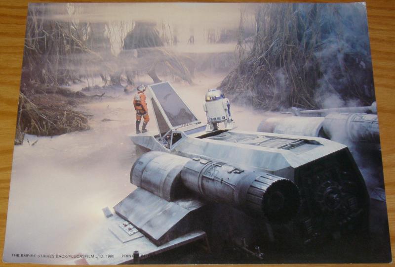 Star Wars: the Empire Strikes Back full color movie stills set of (8) 11x14 