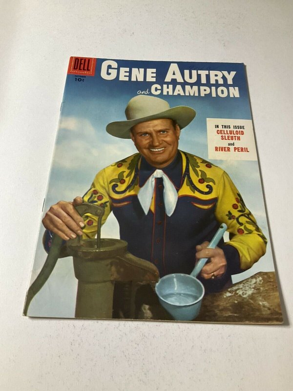 Gene Autry and Champion 104 Vf Very Fine 8.0 Dell Comics