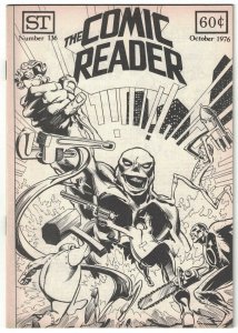 Comic Reader, The #136 VF; Street Enterprises | Ms. Marvel app that pre-dates #1