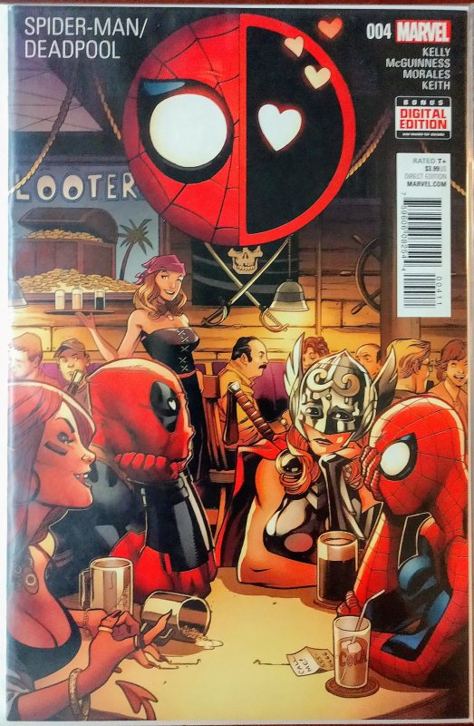 Spider-Man/Deadpool #4 (NM+)(2016)