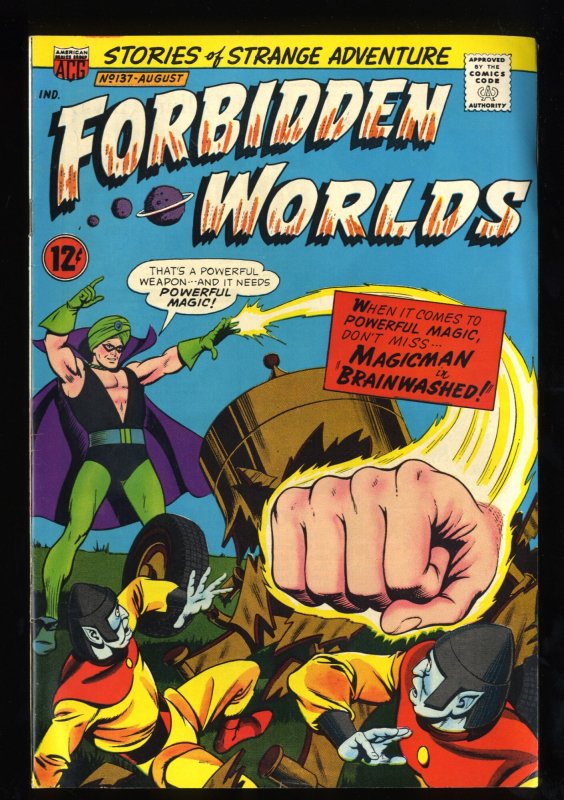 Forbidden Worlds #137 VF- 7.5