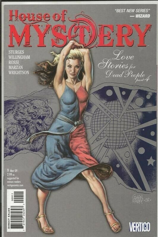 House of Mystery 9 ORIGINAL Vintage 2008 DC Comics GGA