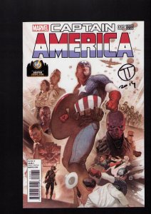 Captain America #25 - SIGNED BY JULIAN TEDESCO! (9.0/9.2) 2014