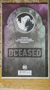 DCeased 3 Unknown Comics Jay Anacleto Exclusive Signed With COA