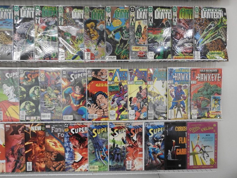 Huge Lot 180+ Comics W/ Green Lantern, Flash, G.I.Joe, +More! Avg VF- Condition!
