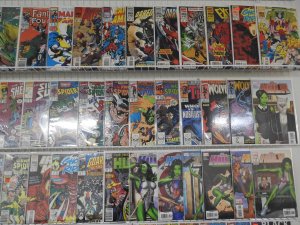 Huge Lot of 130+ Comics W/ She-Hulk, Avengers, Wolverine Avg. VF+ Condition.