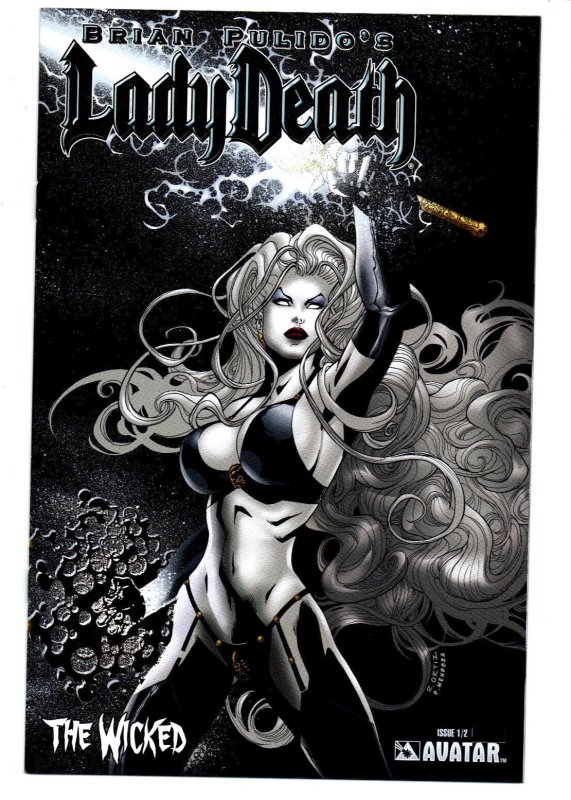 Lady Death Wicked #1/2 Gold Foil Edition - Avatar - NM 