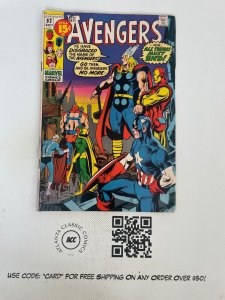 Avengers # 92 VG/FN Marvel Comic Book Black Panther Vision Hulk Thor 15 J224