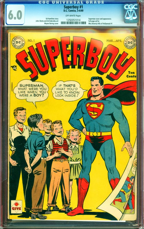 Superboy #1 CGC Graded 6.0